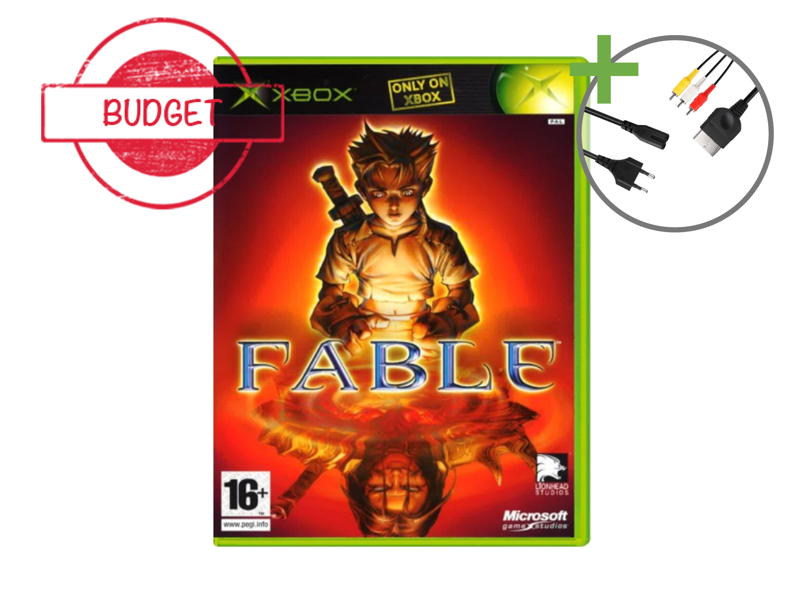 Microsoft Xbox Classic Starter Pack - Fable Edition - Budget - Xbox Original Hardware - 4