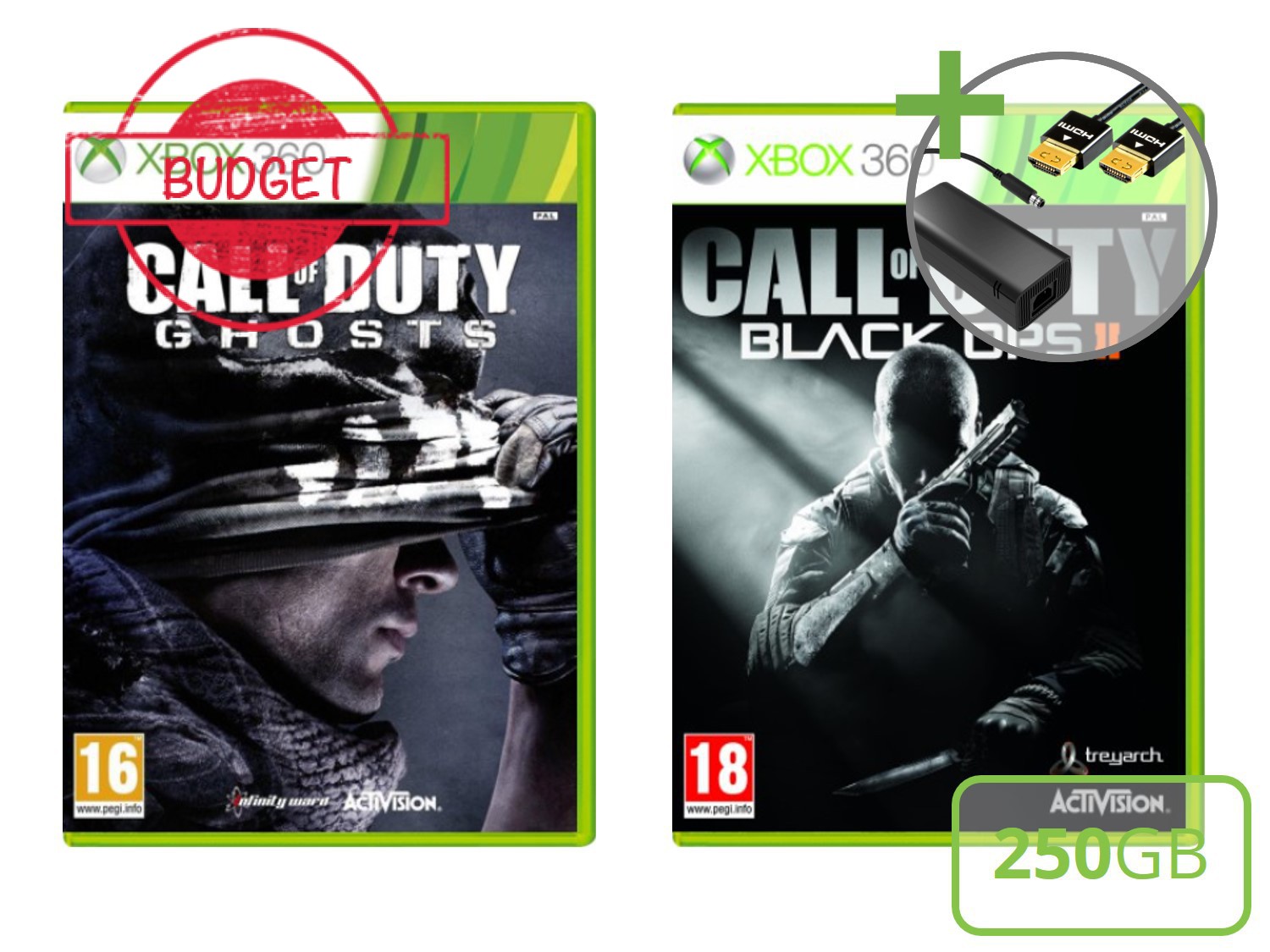 Microsoft Xbox 360 New Slim Starter Pack - 250GB Call of Duty Edition - Budget - Xbox 360 Hardware - 5