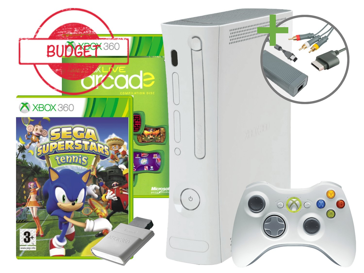 Microsoft Xbox 360 Arcade Starter Pack - Value Edition - Budget Kopen | Xbox 360 Hardware