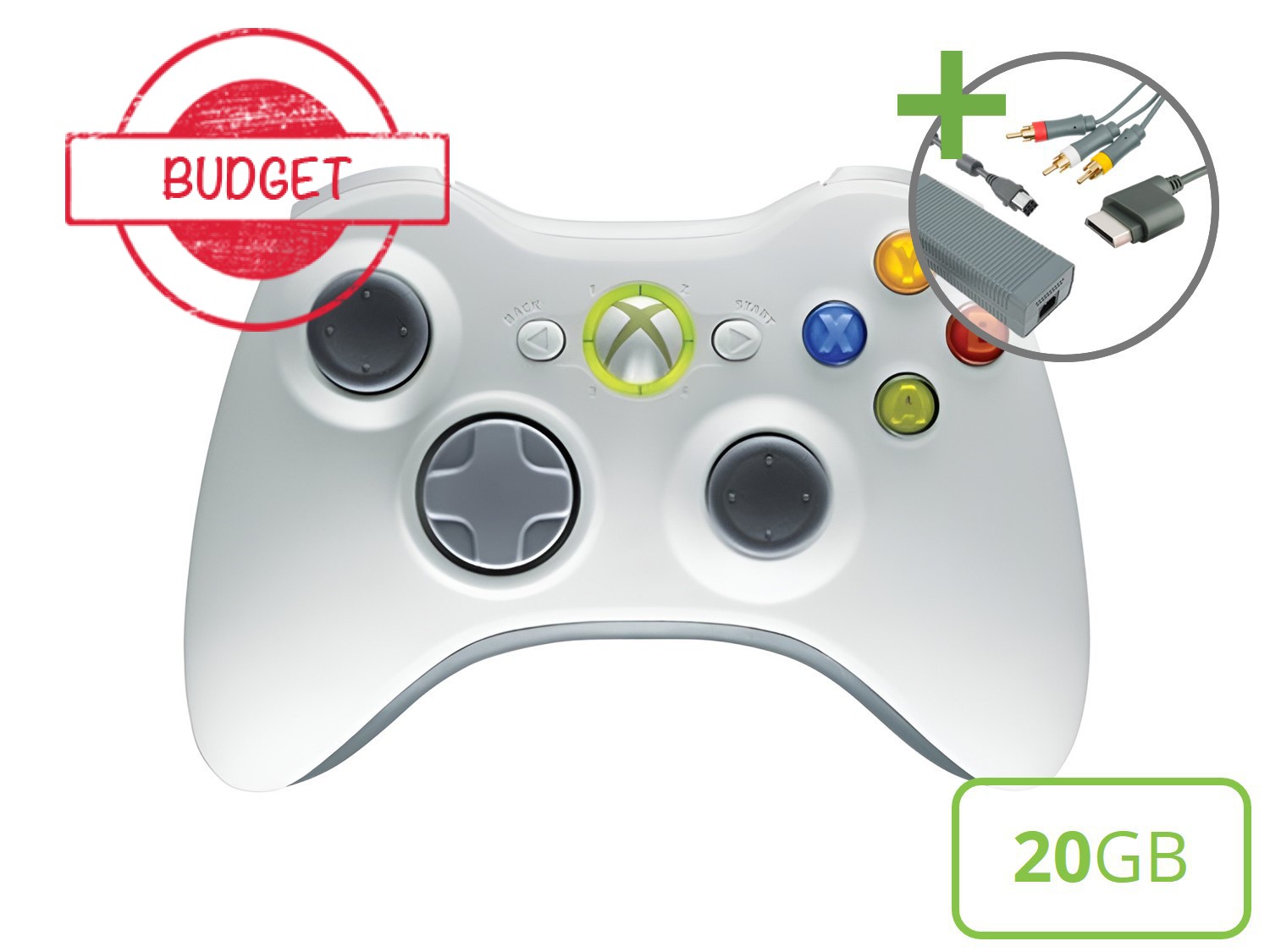 Microsoft Xbox 360 Premium Starter Pack - 20GB Basic Gold Edition - Budget - Xbox 360 Hardware - 4