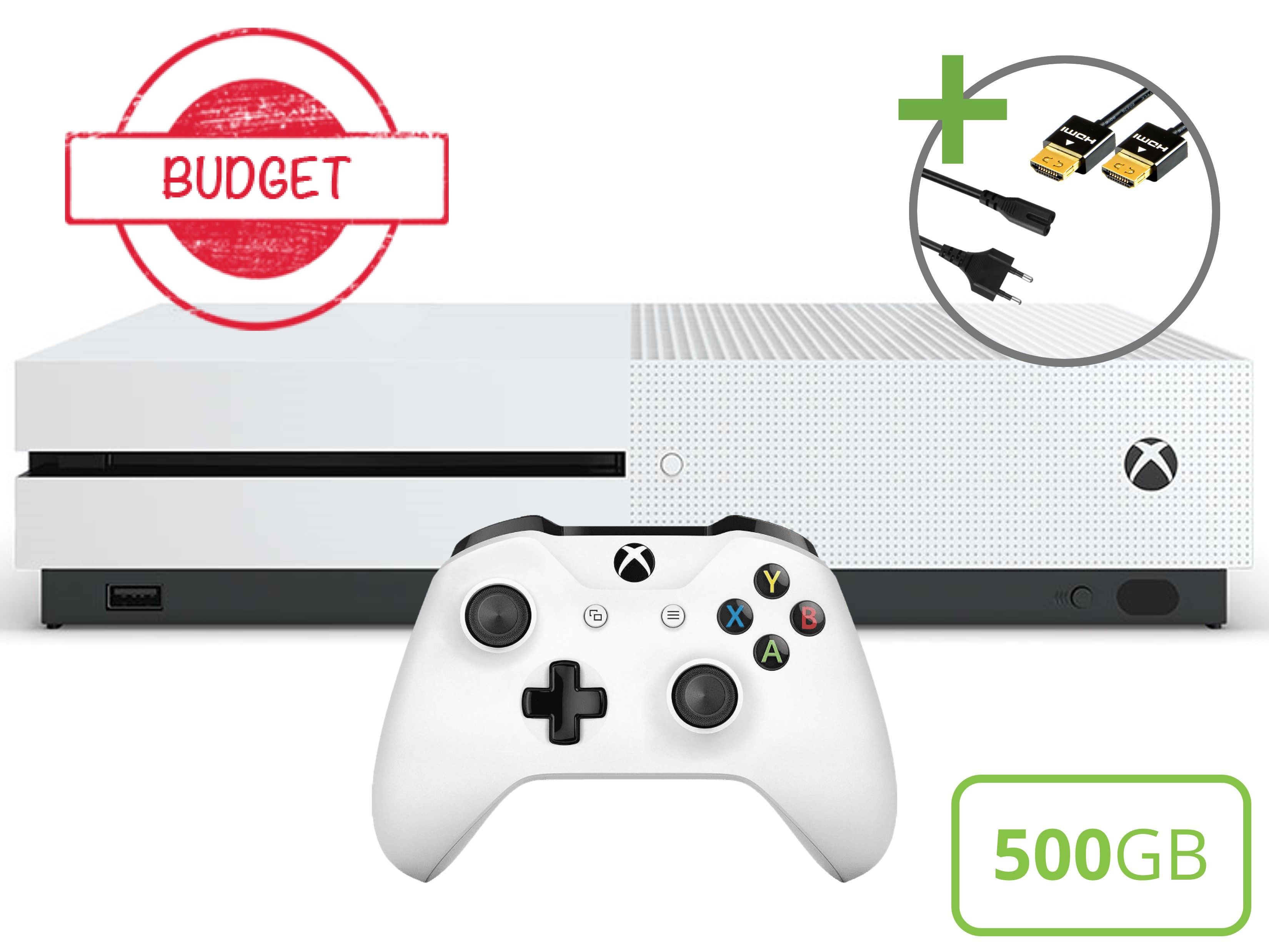 Microsoft Xbox One S Starter Pack - 500GB Starter Bundle Edition - Budget - Xbox One Hardware