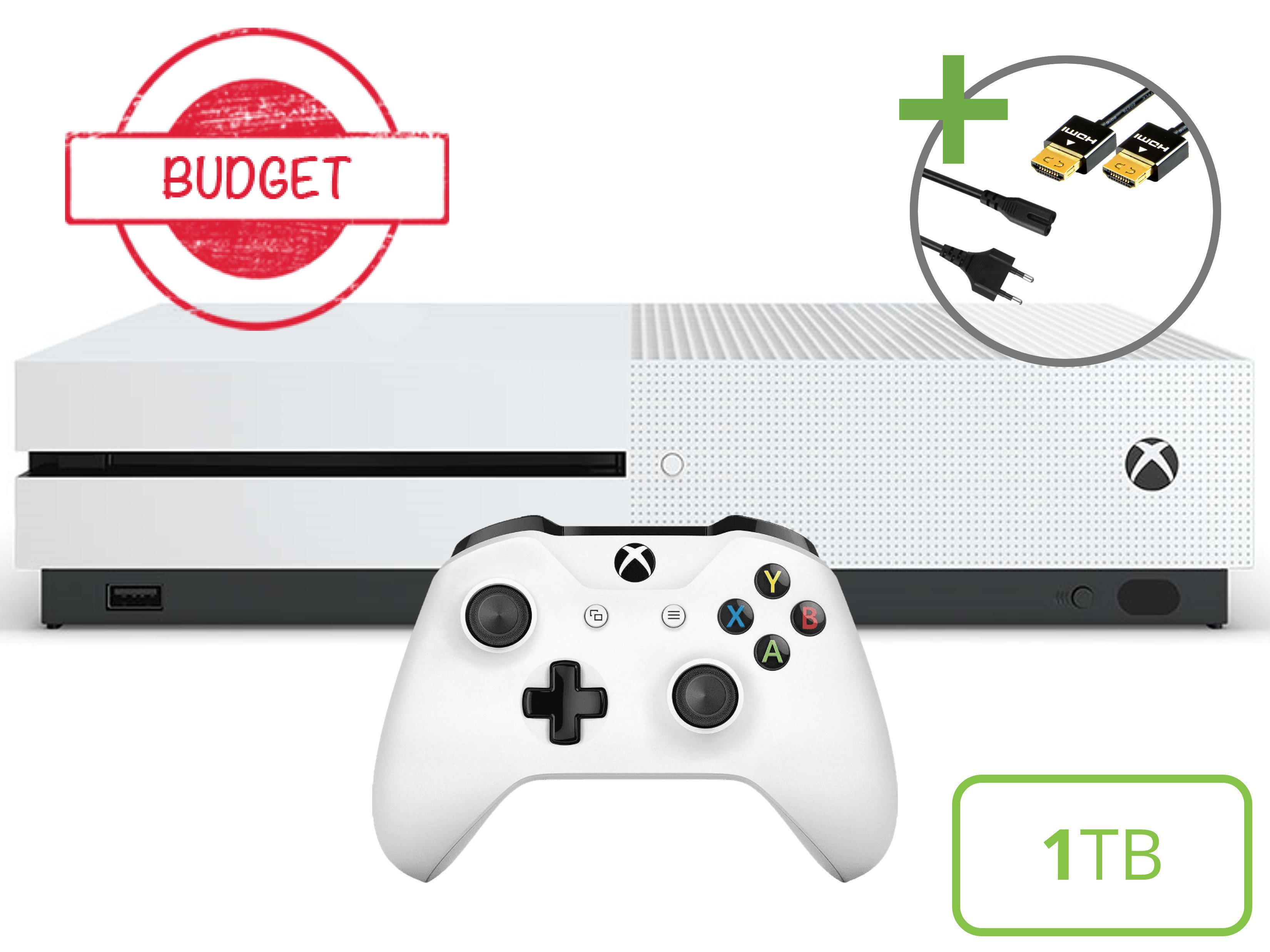 Microsoft Xbox One S Starter Pack - 1TB Starter Bundle Edition - Budget Kopen | Xbox One Hardware