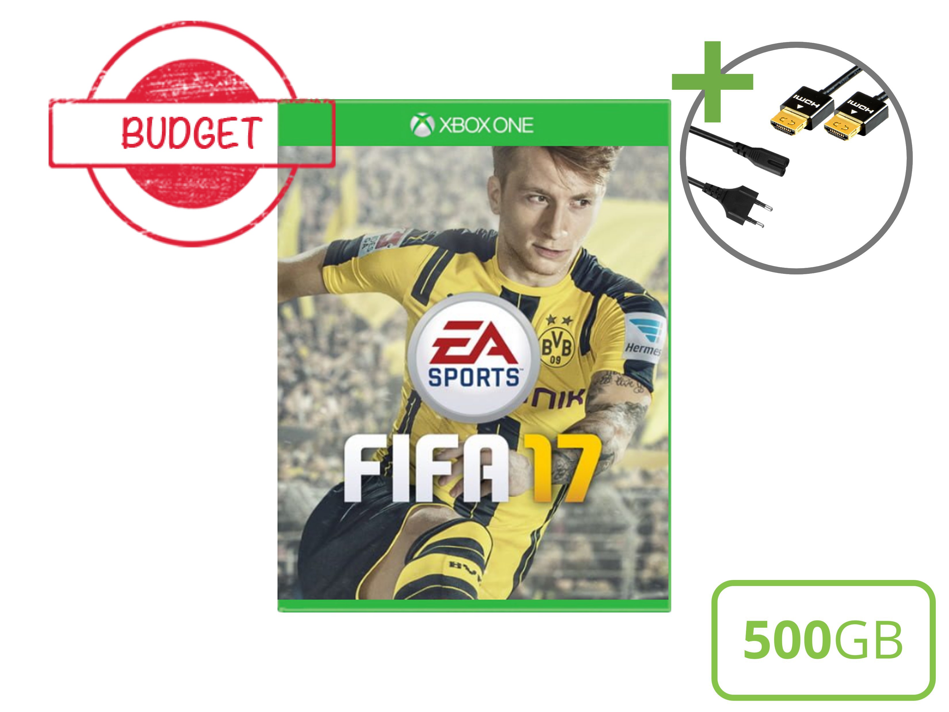 Microsoft Xbox One S Starter Pack - 500GB FIFA 17 Edition - Budget - Xbox One Hardware - 4