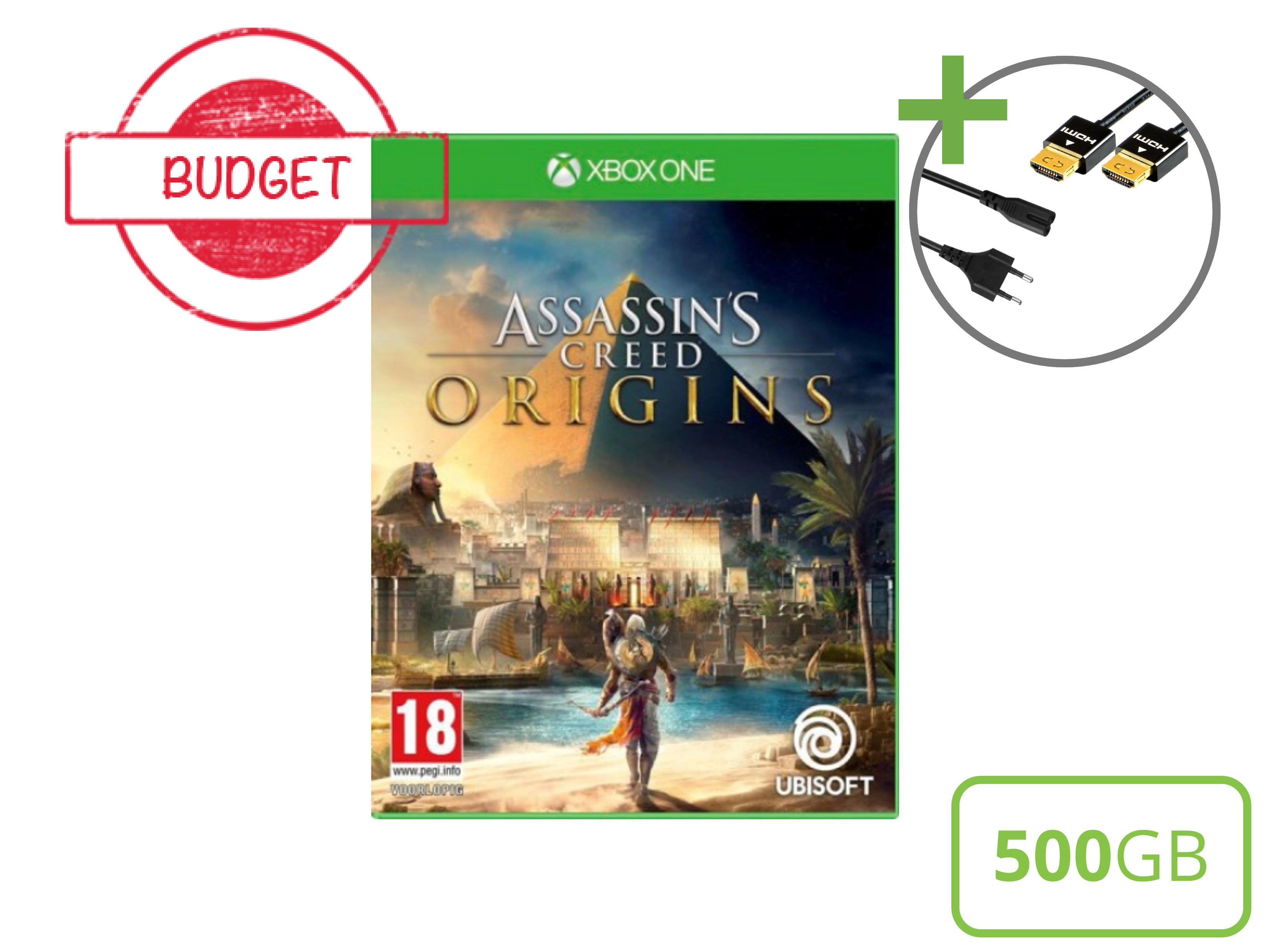 Microsoft Xbox One S Starter Pack - 500GB Assassin's Creed Origins Edition - Budget - Xbox One Hardware - 4