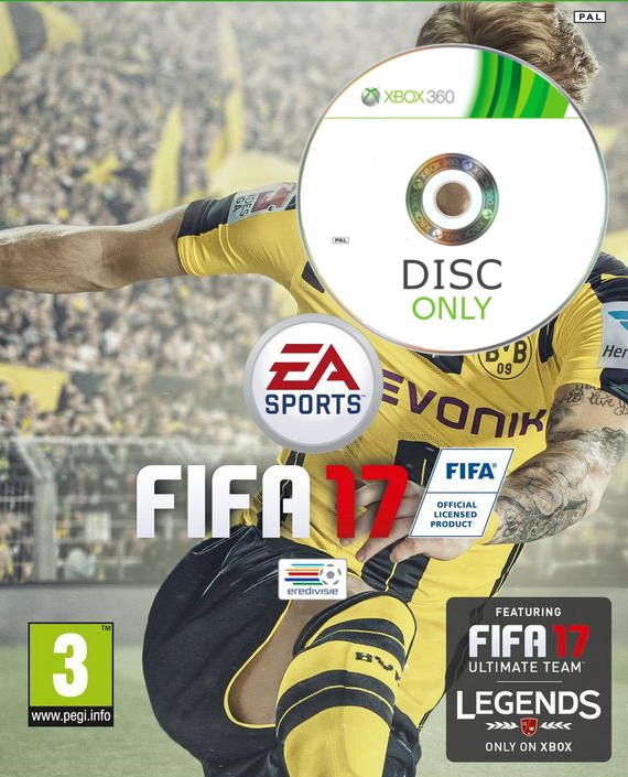 FIFA 17 - Disc Only - Xbox 360 Games