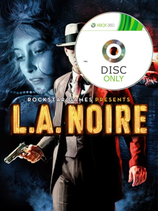 L.A. Noire - Disc Only - Xbox 360 Games