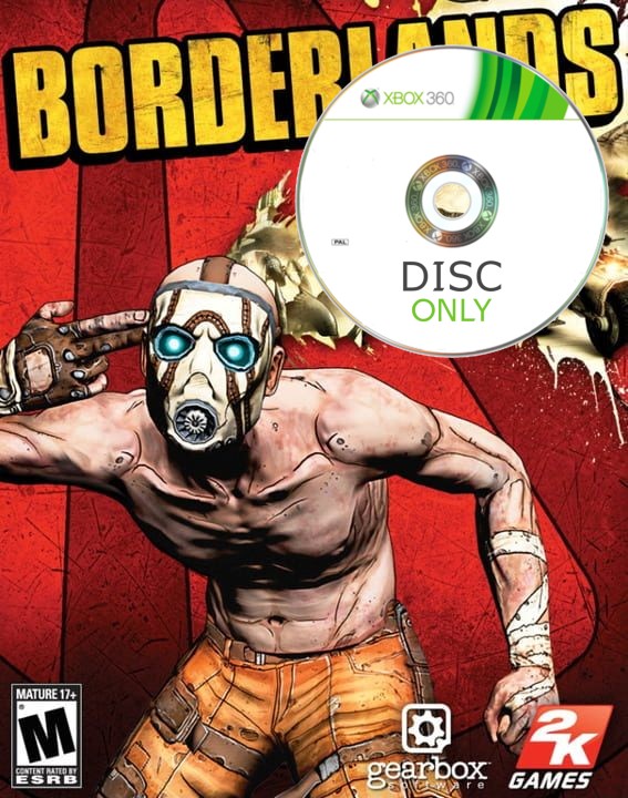 Borderlands - Disc Only - Xbox 360 Games