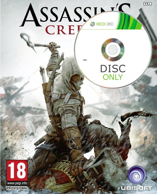 Assassin's Creed III - Disc Only Kopen | Xbox 360 Games