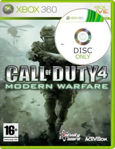 Call of Duty 4: Modern Warfare - Disc Only - Xbox 360 Games