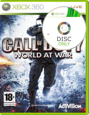 Call of Duty: World at War - Disc Only - Xbox 360 Games