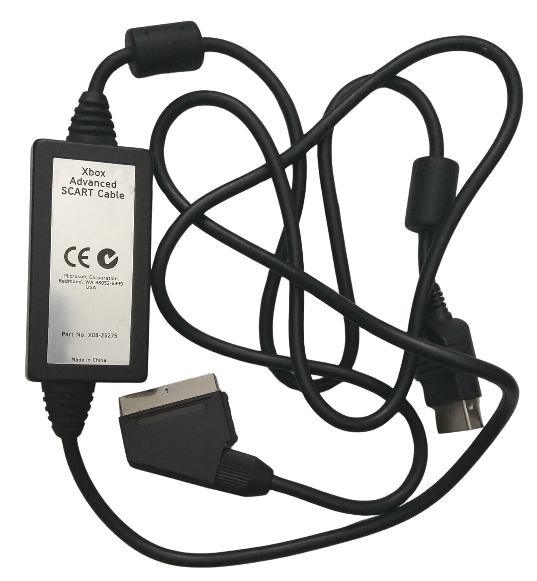 Xbox Classic Advanced RGB SCART Cable - Xbox Original Hardware