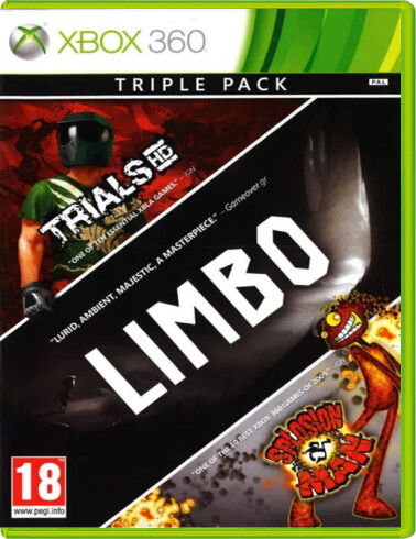 Triple Pack: Trials HD, Limbo & Splosion Man - Xbox 360 Games