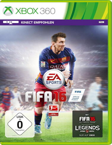 FIFA 16 (German) - Xbox 360 Games