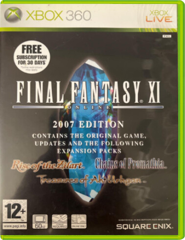 Final Fantasy XI Online - 2007 Edition - Xbox 360 Games