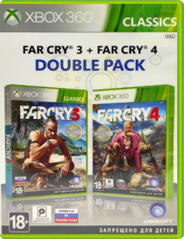 Far Cry 3 + 4 Double Pack - Xbox 360 Games