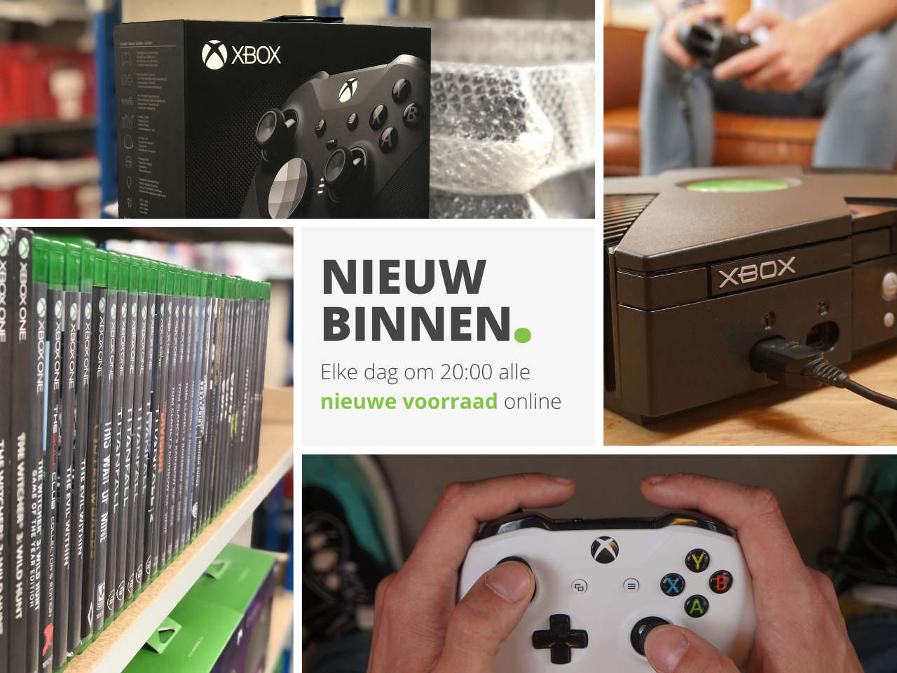 Alle Nieuw binnengekomen Xbox Producten. Elke dag om 20:00 online.